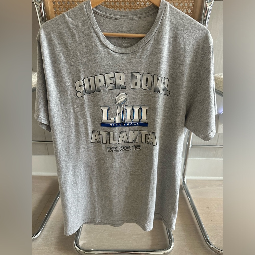 Men’s L Fanatics Official 2019 Super Bowl Tee